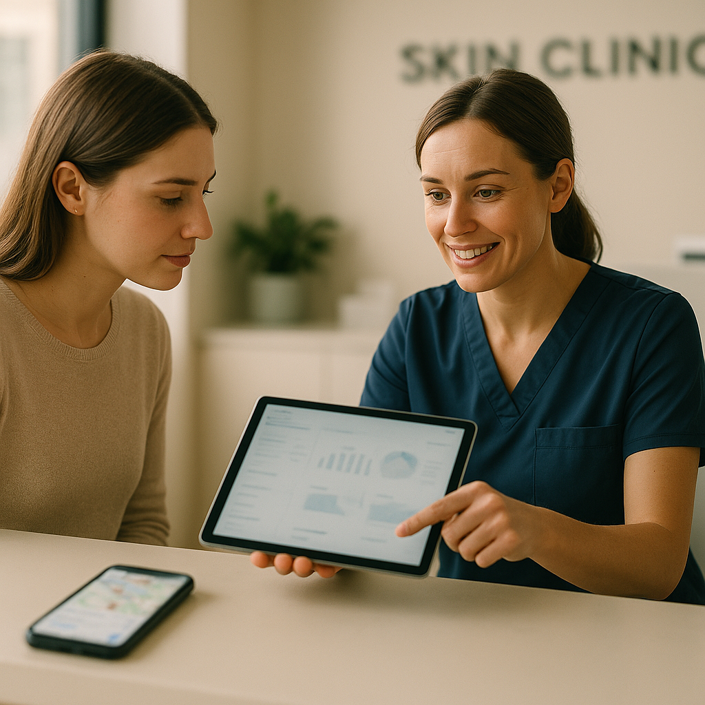 AI SEO for Skin Clinics From Browsing to Booking